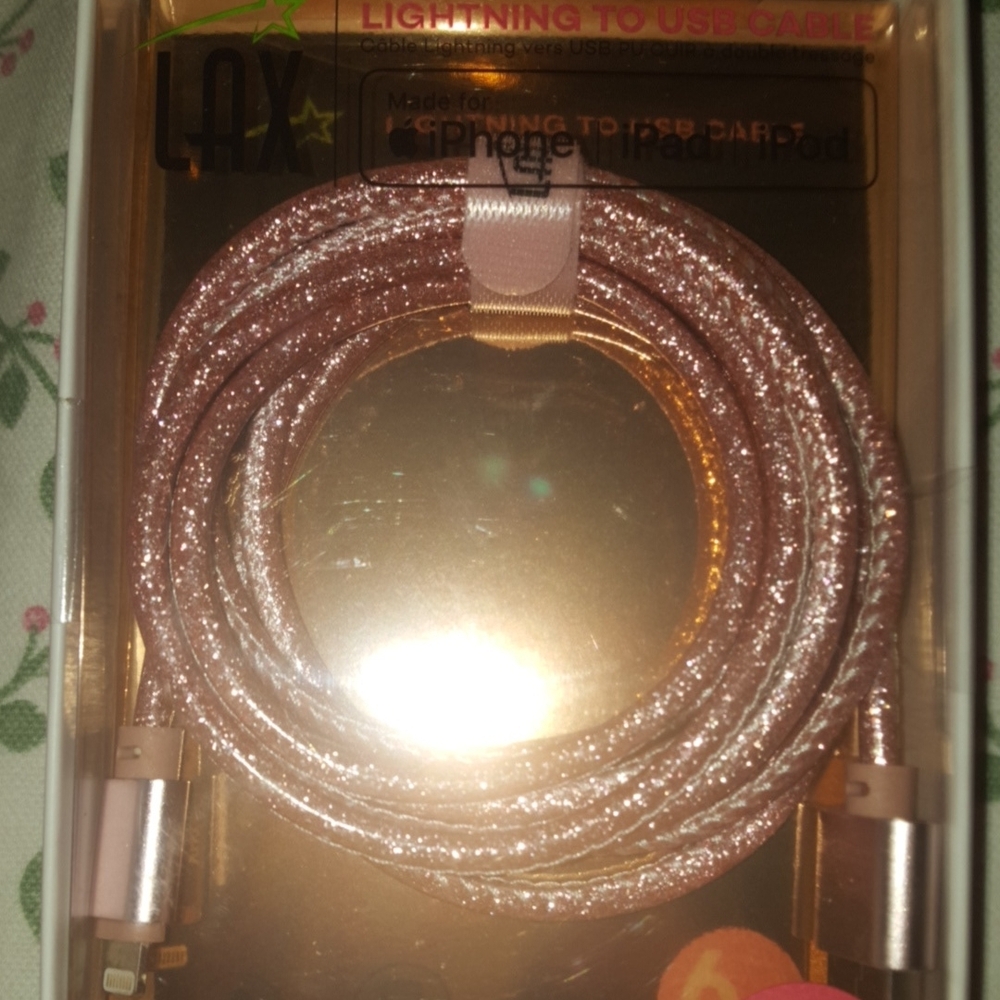 Apple-Certified Lightning Cable - Green, Rose Gold & Purple - Picture 6 of 7